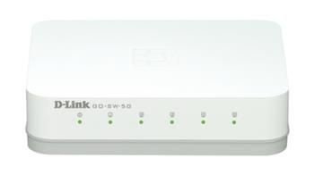 D-LINK GO-SW-5G 5-port 10/100/1000 Gigabit Desktop Switch