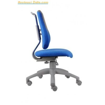 Alba Rostoucí židle V-Line Fuxo - modrá / šedá