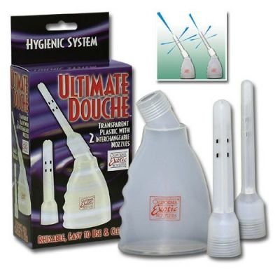 Plastová nádoba se vstřikováním k intimní hygieně - Ultimate Douche