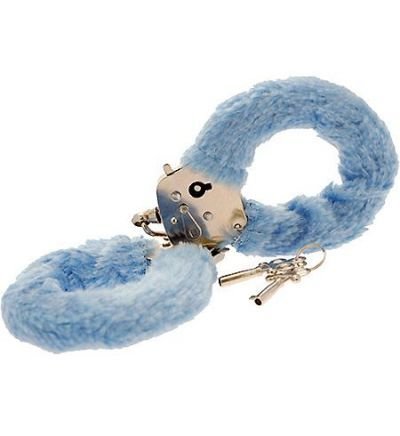 Pouta Toy Joy modrá Furry Fun Cuffs Blue Plush