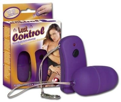 Fialové vibrační vajíčko - Lust Control 10 Vibr. Stufen