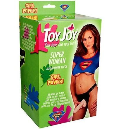 Připínací penis Toy Joy Super Woman