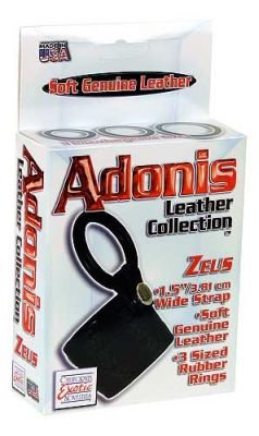 Kožený erekční kroužek - Adonis Leather Ring ”Zeus”