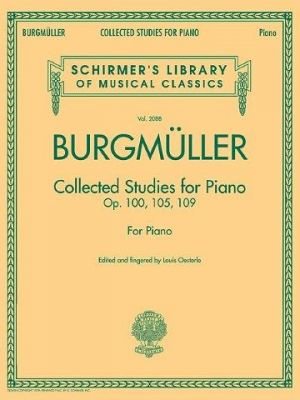 Johann Friedrich Burgmüller: Collected Studies For Piano - Op.100, Op.105, Op.109 (noty na sólo klavír)
