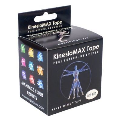 Tejp KinesioMAX kinesio tape černá 5cmx5m
