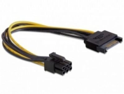 Kabel napájecíl SATA 15 pin na 6 pin PCI Express