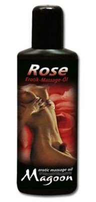 Masážní olej ROSE s vůní růží 100 ml Magoon