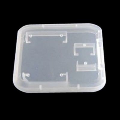 Plastic White Case Box Protector for TF Micro SD Memory Card