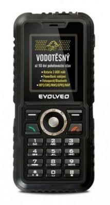 Tlačítkový telefon pro seniory Evolveo EasyPhone EP-500, černá