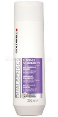 GOLDWELL Dualsenses Blondes Highlights Shampoo 250 ml Pro blond a melírované vlasy