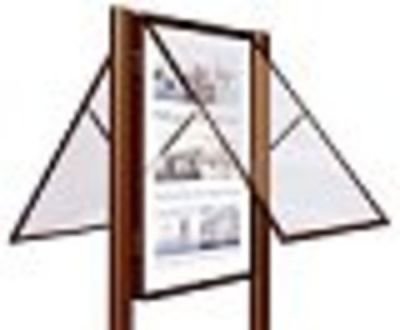 Venkovní jednostranná vitrína 2000 (18xA4) elox 510071