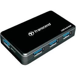 USB 3.0 hub s adaptérem Transcend, 4-portový