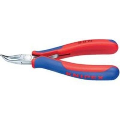 Půlkulaté kleště zahnuté pro elektroniku Knipex 35 42 115,115 mm