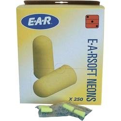 Ucpávky do uší v krabici Ear Soft, 36 dB, 250 párů