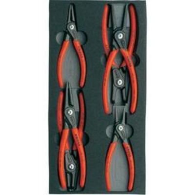 Sada kleští na pojistné kroužky Knipex 00 20 01 V02, rovné/zahnuté, 6 ks