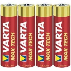 Alkalická baterie Varta Max Tech, typ AAA, sada 4 ks