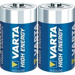 Alkalická baterie Varta High Energy, typ D, sada 2 ks