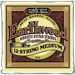 Struny na 12-strunou kytaru Ernie Ball Earthwood Bronze Medium, 011 - 052