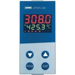 Panelový termostat JUMO dTRON 308, 110 - 240 V/AC, 45 x 92 mm, třístupňový