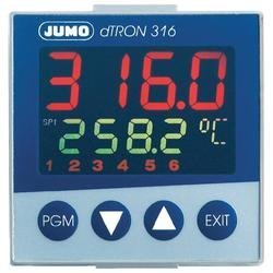 Panelový termostat JUMO dTRON 316, 110-240 VAC, 45 x 45 mm