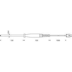 Teplotní čidlo Greisinger GOF 130, typ K, -65 až +900 °C