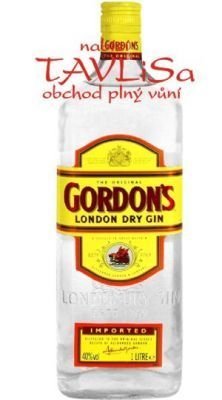 Gin Gordons London Dry 1l 37,5% (holá láhev)