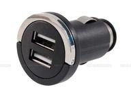 Napájecí 12-24V autoadaptér na 2xUSB 2.1A s nízkým profilem