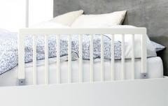 Zábrana k posteli BabyDan dřevěná bílá 45x90cm