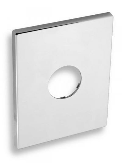 NOVASERVIS kryt podomítkového boxu OBDÉLNÍK chrom KRYT0050C,0