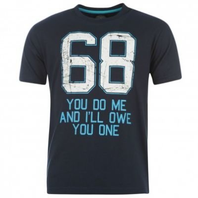 Obscene Print T Mens, Owe You One