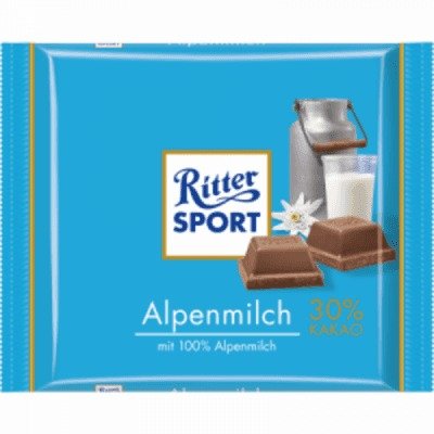 Ritter Sport mléčná čokoláda 100g