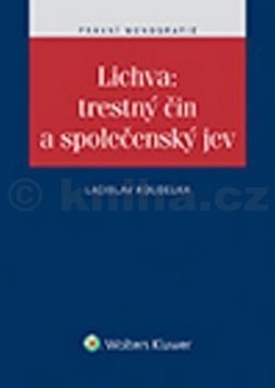 Lichva: trestný čin a společenský jev