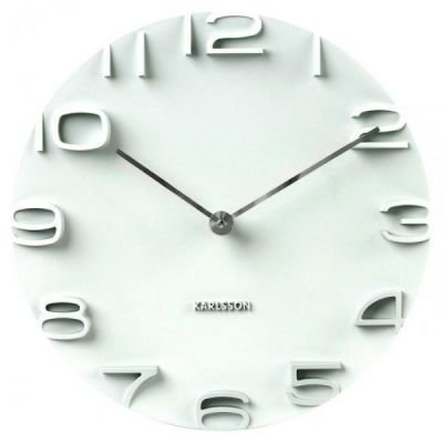 Designové nástěnné hodiny 5311WH Karlsson 42cm