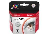 Inkoustová náplň TB Canon PG512BR kompatibilní - černá