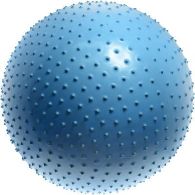 Masážní míč Lifefit gymnastický MASSAGE BALL 55 cm, modrý