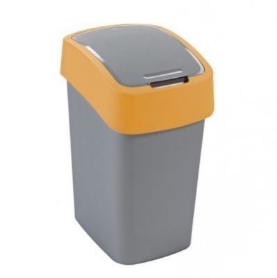 Odpadkový koš Curver 02172-535 Flipbin 50 l šedo-oranžový