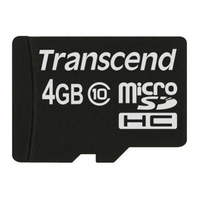 Paměťová karta Transcend MicroSDHC 4GB Class10