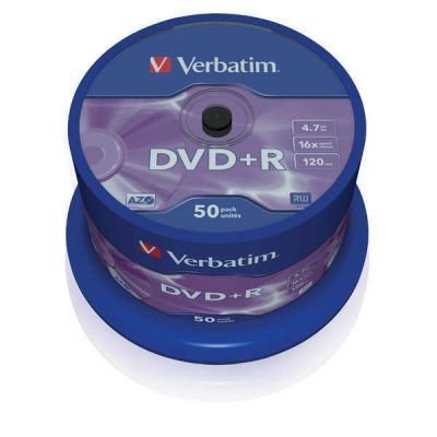 Disk Verbatim DVD+R 4,7GB, 16x, 50-cake