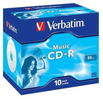 Disk Verbatim CD-R 700MB/80 min. AUDIO LIVE IT!, 10ks