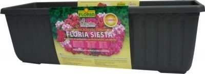 Truhlík Agro FLORIA SIESTA 80 cm - Antracit, samozavlažovací