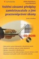 NEŠČÁKOVÁ LIBUŠE, MARELOVÁ LUCIE Vnitřní závazné předpisy zaměstnavatele a jiné pracovněprávní úkony