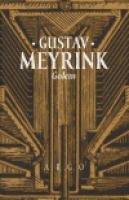 Meyrink, Gustav Golem