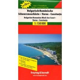 Freytag a Berndt Bulharsko-rumunské černomořské pobřeží 1:150 000 automapa