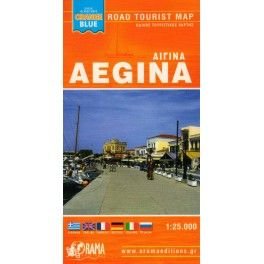ORAMA Aegina 1:25 000 turistická mapa