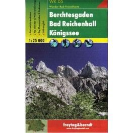 Freytag a Berndt WK D5 Berchtesgaden, Bad Reichenhall, Königssee 1:25 000 turistická mapa