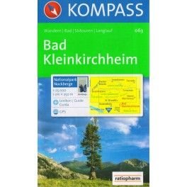 Kompass 063 Bad Kleinkirchheim 1:25 000 turistická mapa