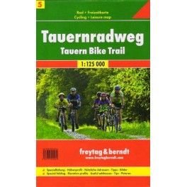 Freytag a Berndt 5 Tauernradweg/Tauernská cyklostezka 1:125 000 cykloturistická mapa
