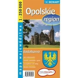 DEMART Województwo Opolskie/Opolské vojvodství 1:250 000 automapa