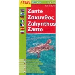 ORAMA Zakynthos 1:50 000 turistická mapa