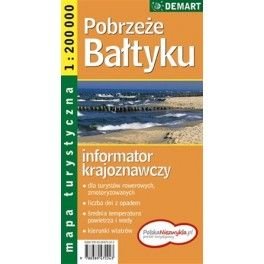 DEMART Pobrzeże Bałtyku/Pobřeží Baltu 1:200 000 automapa